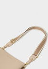 Katie Loxton Stripe Canvas Bag Strap, Dusty Pink