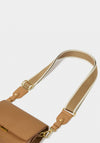 Katie Loxton Stripe Canvas Bag Strap, Tan