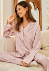 Katie Loxton Stripe Pyjama Set, Pink