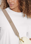 Katie Loxton Vegan Leather Bag Strap, Light Taupe