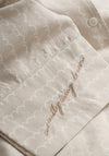 Katie Loxton Wave Print Pyjama Set, Light Beige