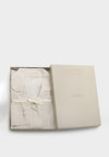 Katie Loxton Wave Print Pyjama Set, Light Beige