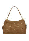 Katie Loxton Alize Suedette Shoulder Bag, Tan
