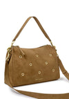 Katie Loxton Alize Suedette Shoulder Bag, Tan