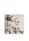 PRINTED FOIL SCARF ANIMAL LIGHT TAUPE