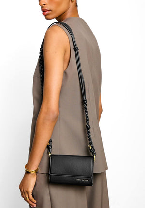 ARDEN BRADED MN BAG  Black