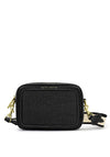 Katie Loxton Avery Raffia Small Crossbody Bag, Black