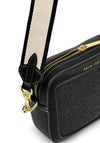 Katie Loxton Avery Raffia Small Crossbody Bag, Black