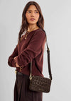 Katie Loxton Avery Small Leopard Print Crossbody Bag, Brown