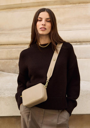 Katie Loxton Avery Small Crossbody Bag, Taupe