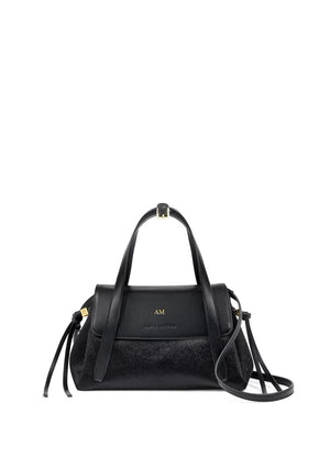 Katie Loxton Alyssa Small Faux Pony Top Handle Bag, Black