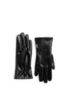 Katie Loxton Boxed Faux Leather Gloves, Black