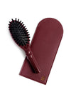 Katie Loxton Boxed Hairbrush & Case Set, Burgundy