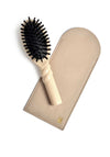Katie Loxton Boxed Hairbrush & Case Set, Light Taupe