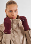 Katie Loxton Boxed Soft Knitted Gloves, Burgundy