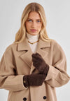Katie Loxton Boxed Soft Knitted Gloves, Chocolate Brown