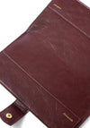 Katie Loxton Charlbury Patent Crackle Travel Wallet, Burgundy