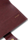 Katie Loxton Charlbury Patent Crackle Travel Wallet, Burgundy
