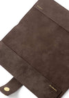 Katie Loxton Charlbury Suedette Travel Wallet, Chocolate Brown