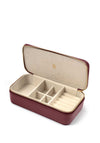 Katie Loxton Classic Jewellery Box, Burgundy