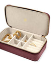 Katie Loxton Classic Jewellery Box, Burgundy