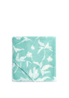 PRINTED FOIL SCARF FLORAL SAGE