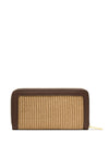 Katie Loxton Florence Large Wallet, Beige & Chocolate