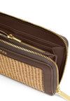 Katie Loxton Florence Large Wallet, Beige & Chocolate