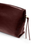 Katie Loxton Freya Patent Crackle Clutch, Burgundy