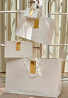 Katie Loxton Alma Suedette Clutch, Chocolate Brown