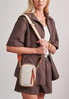 Katie Loxton Hallie Canvas Small Crossbody Bag, Warm Tan