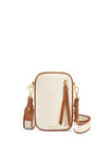 Katie Loxton Hallie Canvas Small Crossbody Bag, Warm Tan