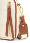 Katie Loxton Hallie Canvas Small Crossbody Bag, Warm Tan
