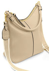 HALLIE SATCHEL BAG LIGHT TAUPE