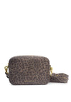 Katie Loxton Avery Leopard Printed Small Crossbody Bag, Brown