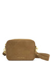 Katie Loxton Avery Quilted Suedette Small Crossbody Bag, Tan