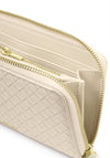Katie Loxton Nova Texture Large Wallet, Beige