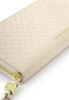 Katie Loxton Nova Texture Large Wallet, Beige