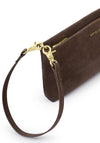 Katie Loxton Cord Small Suedette Shoulder Bag, Brown