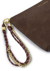 Katie Loxton Cord Small Suedette Shoulder Bag, Brown
