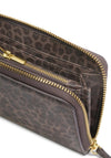 Katie Loxton Leopard Printed Large Wallet, Brown