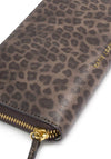 Katie Loxton Leopard Printed Large Wallet, Brown