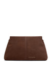 LALA SUEDETTE CLUTCH Choco