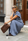 LALA SUEDETTE CLUTCH Choco