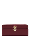 Katie Loxton Large Signature Jewellery Box, Burgundy