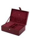Katie Loxton Large Signature Jewellery Box, Burgundy