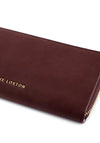 Katie Loxton Large Suedette Purse, Burgundy