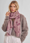 Katie Loxton Leopard Printed Scarf, Pink