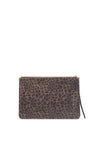 Katie Loxton Leopard Printed Tassel Charm Pouch, Brown