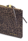 Katie Loxton Leopard Printed Tassel Charm Pouch, Brown